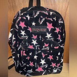 Jansport corduroy backpack.